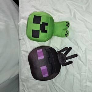 Minecraft Enderman and Creeper Plush Toys Set